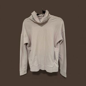 lululemon athletica Women's Light Pink Cowl Neck Sweater